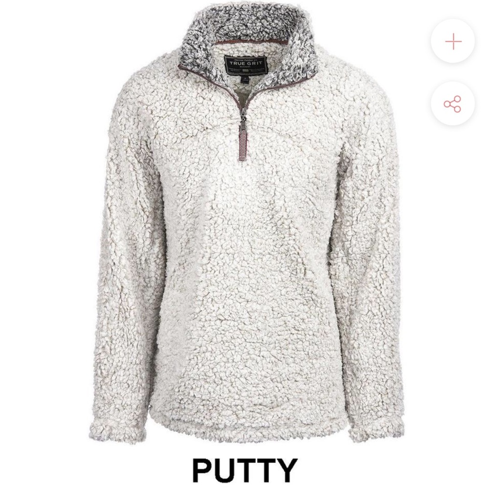 True grit Sherpa pullover